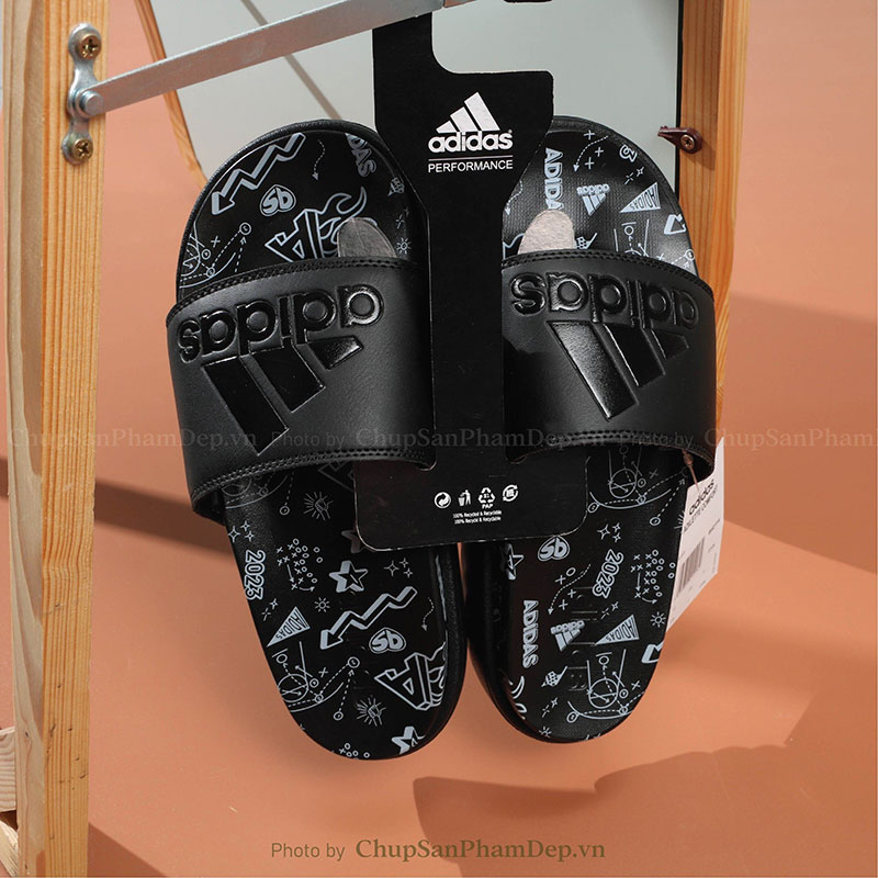 Dép Adidas 3D Đế Họa Tiết Bắt Mắt Siêu Hot