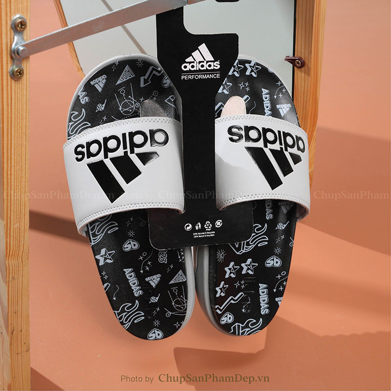 Dép Adidas 3D Đế Họa Tiết Bắt Mắt Siêu Hot