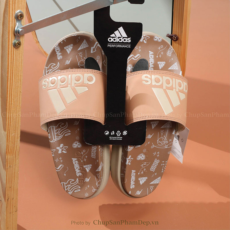 Dép Adidas 3D Đế Họa Tiết Bắt Mắt Siêu Hot