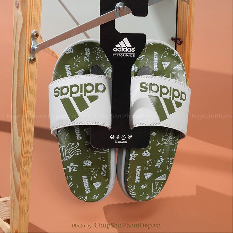 Dép Adidas 3D Đế Họa Tiết Bắt Mắt Siêu Hot