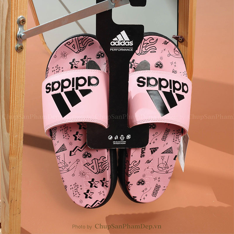 Dép Adidas 3D Đế Họa Tiết Bắt Mắt Siêu Hot