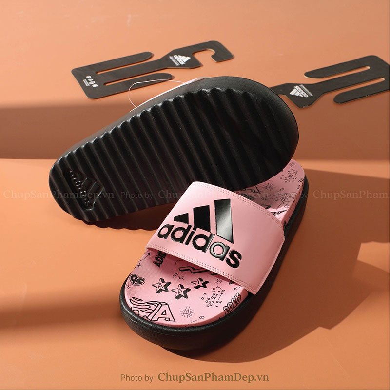 Dép Adidas 3D Đế Họa Tiết Bắt Mắt Siêu Hot