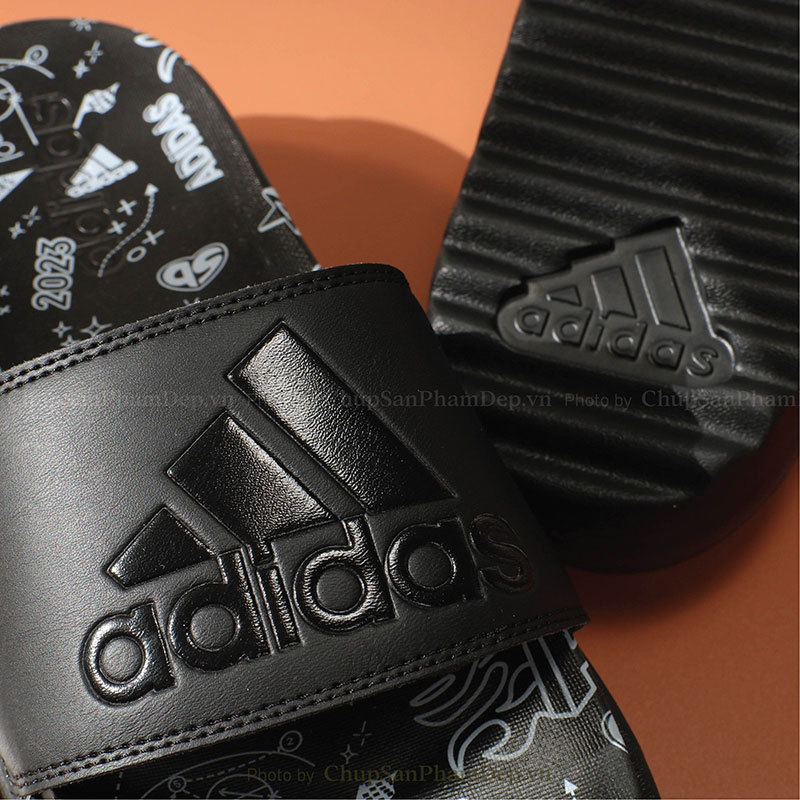 Dép Adidas 3D Đế Họa Tiết Bắt Mắt Siêu Hot