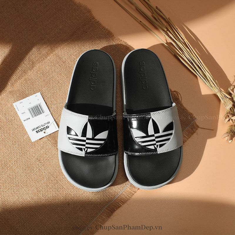 Dép Adidas Platform Phối Màu Logo Cao Cấp