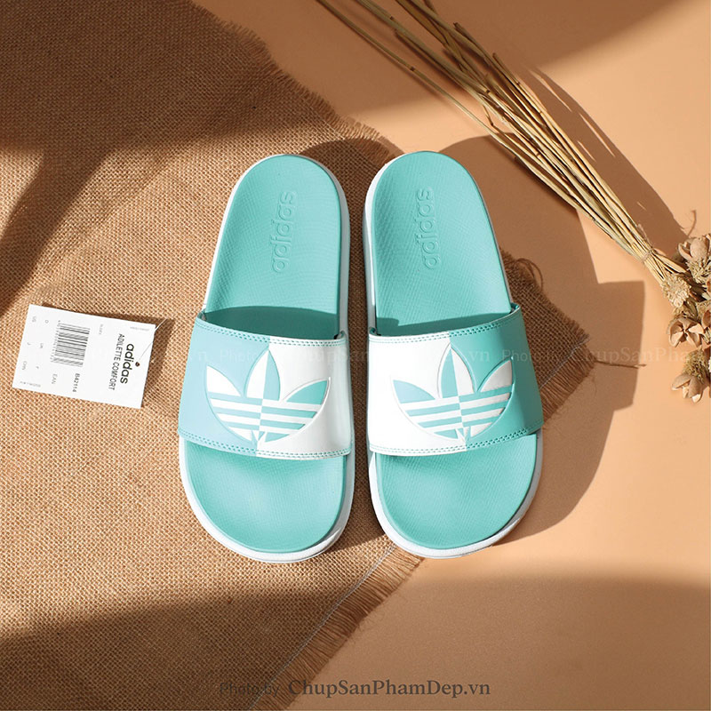 Dép Adidas Platform Phối Màu Logo Cao Cấp