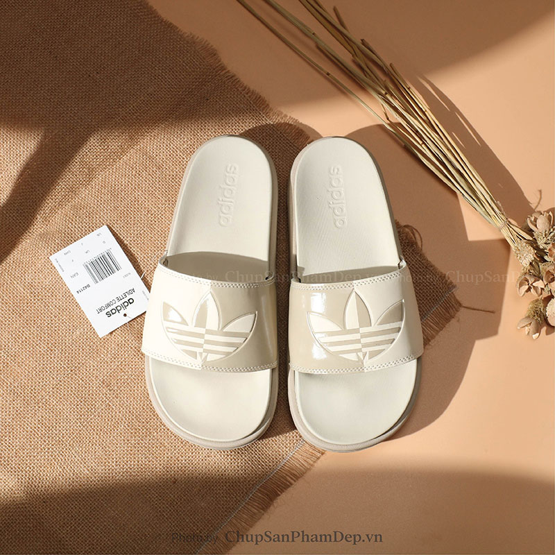 Dép Adidas Platform Phối Màu Logo Cao Cấp