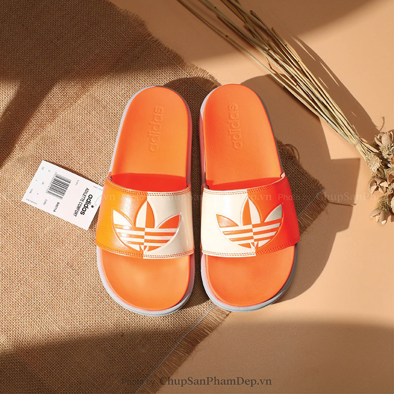 Dép Adidas Platform Phối Màu Logo Cao Cấp