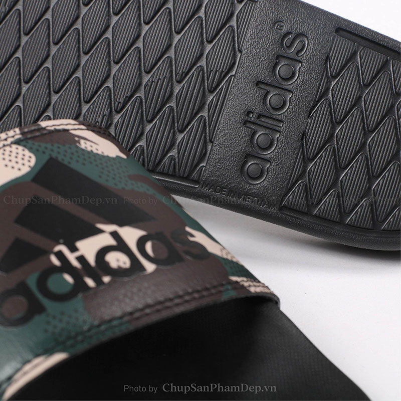 Dép Adidas Plus Loang Xanh Đậm Cao Cấp Năng Động