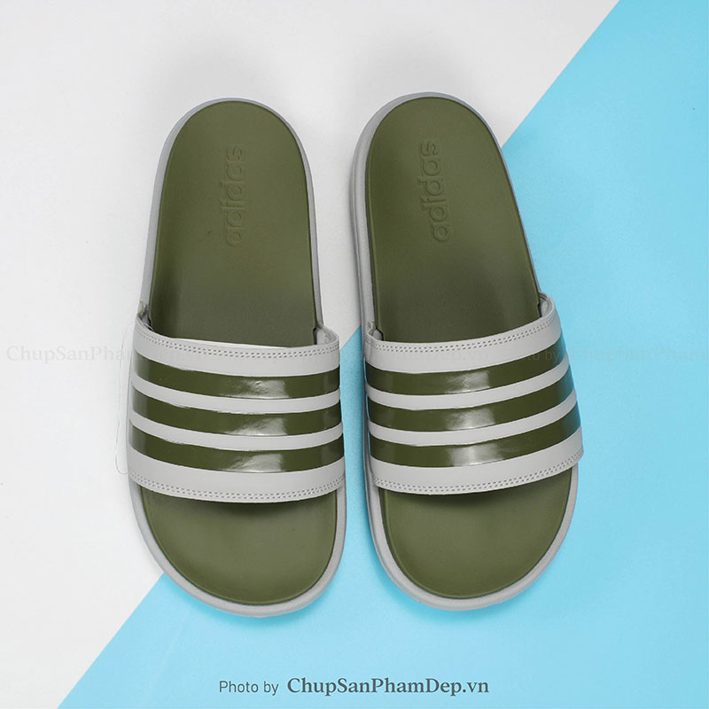 Dép Adidas Plus Sọc Đế Màu Nổi Bật