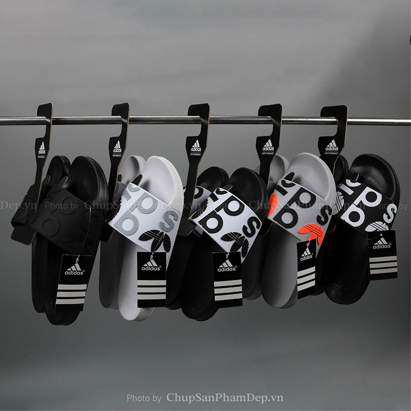 Dép Adidas Quai Ngang Chữ Thời Trang 