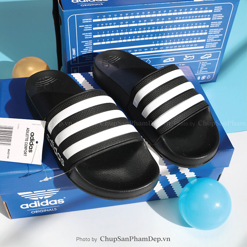 Dép Adidas Sọc Phối Màu Năng Động Trẻ Trung