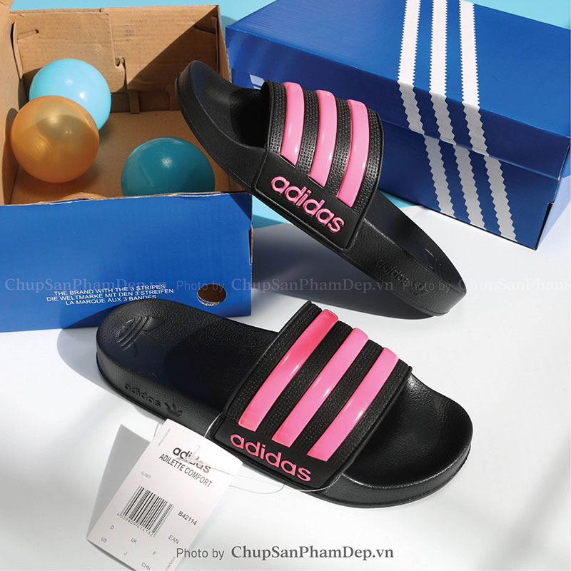 Dép Adidas Sọc Phối Màu Năng Động Trẻ Trung