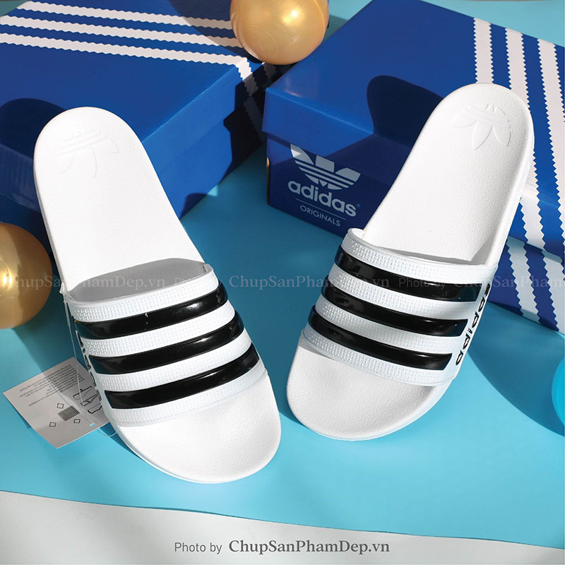 Dép Adidas Sọc Phối Màu Năng Động Trẻ Trung