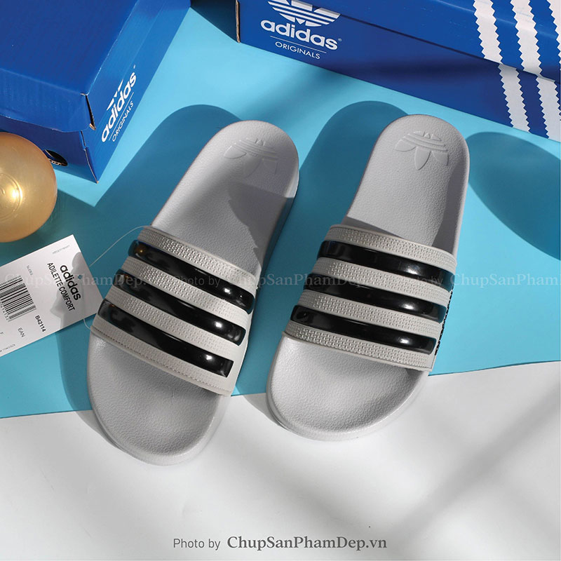 Dép Adidas Sọc Phối Màu Năng Động Trẻ Trung