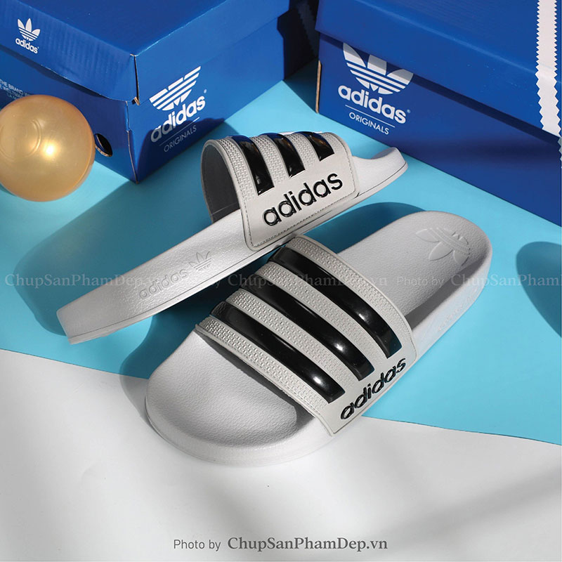 Dép Adidas Sọc Phối Màu Năng Động Trẻ Trung