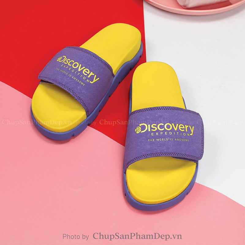 Dép Discovery Quai Xé Đế Màu Siêu Hot