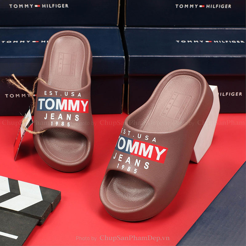 Dép Đúc Tommy 5 Cm Jeans Cao Cấp