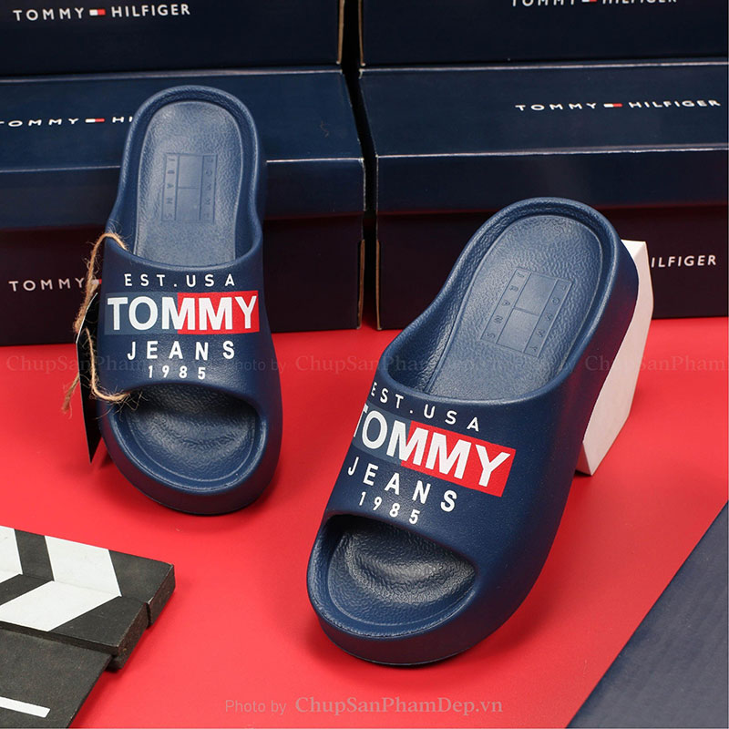 Dép Đúc Tommy 5 Cm Jeans Cao Cấp