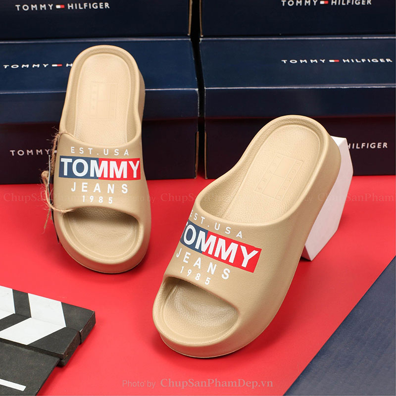 Dép Đúc Tommy 5 Cm Jeans Cao Cấp