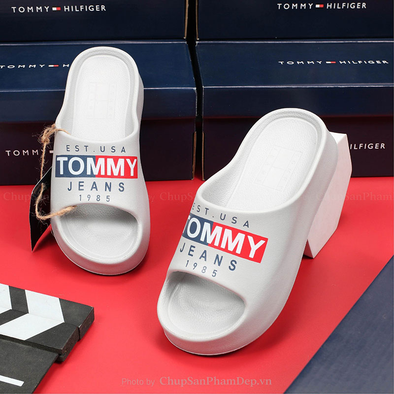 Dép Đúc Tommy 5 Cm Jeans Cao Cấp