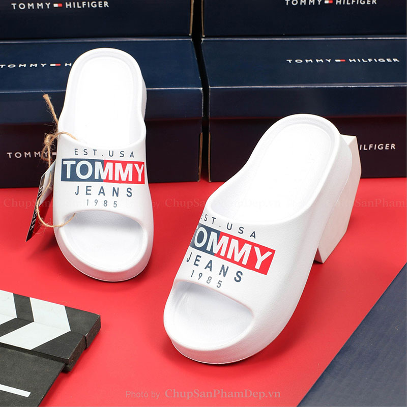 Dép Đúc Tommy 5 Cm Jeans Cao Cấp