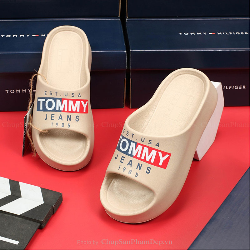 Dép Đúc Tommy 5 Cm Jeans Cao Cấp