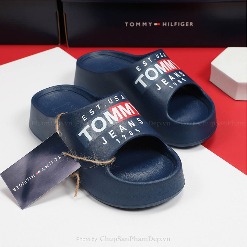 Dép Đúc Tommy 5 Cm Jeans Cao Cấp