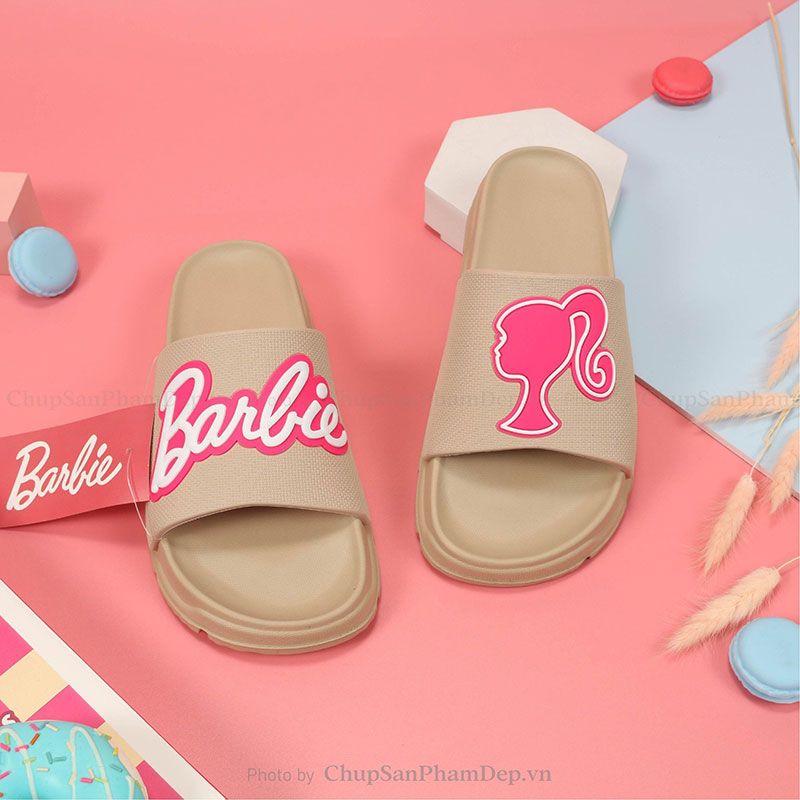 Dép IP Barbie Logo Cao Cấp Trẻ Trung