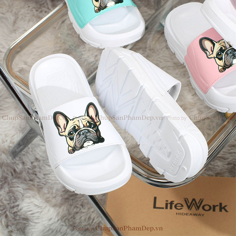 Dép Lifework Pug Dog Cute Siêu Hot Trend