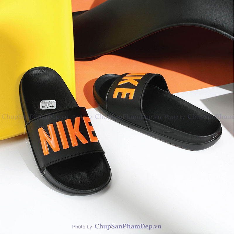 Dép Logo Nike Chữ Màu Hot Trend