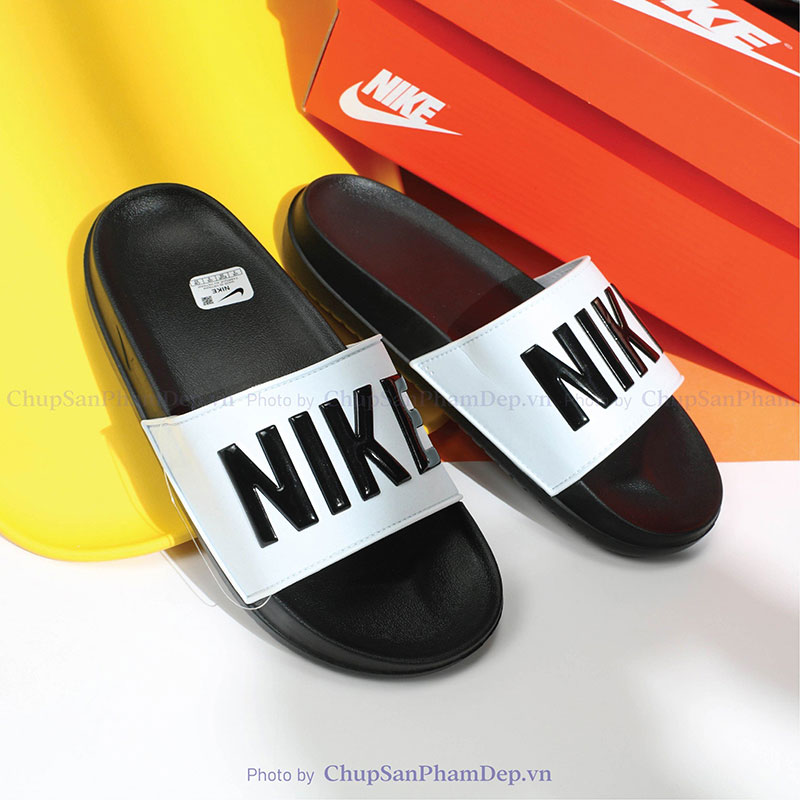 Dép Logo Nike Chữ Màu Hot Trend