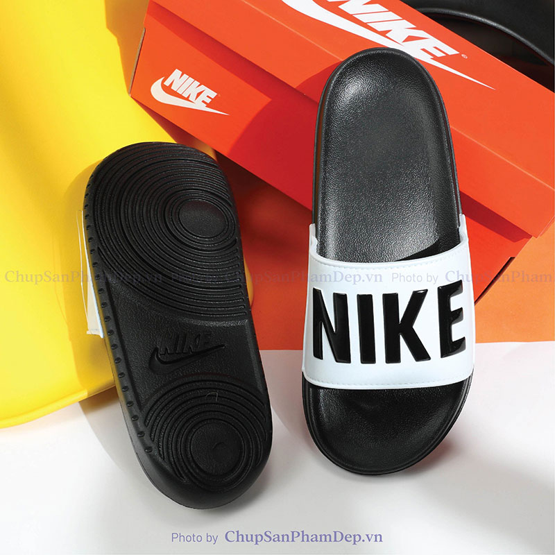 Dép Logo Nike Chữ Màu Hot Trend