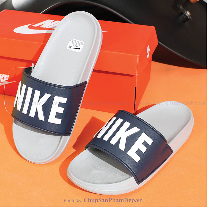 Dép Logo Nike Chữ Màu Hot Trend