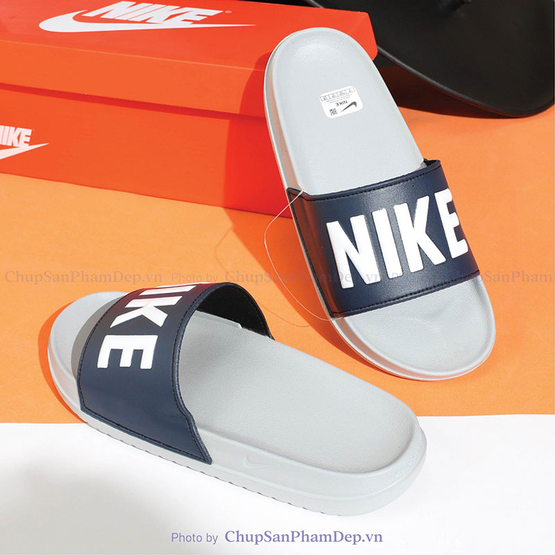 Dép Logo Nike Chữ Màu Hot Trend