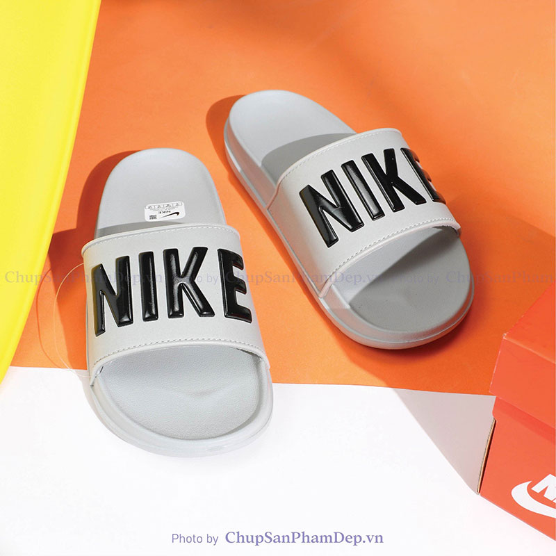 Dép Logo Nike Chữ Màu Hot Trend