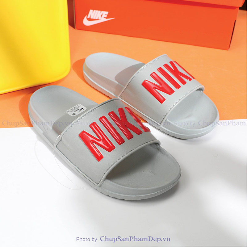 Dép Logo Nike Chữ Màu Hot Trend