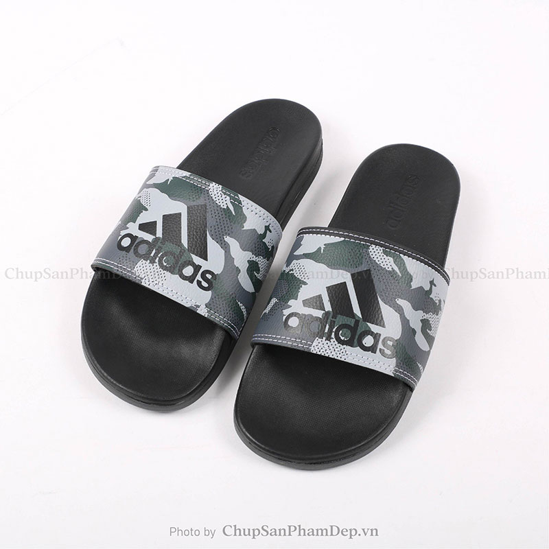 Dép Plus Adidas Loang Xanh Cao Cấp Cá Tính