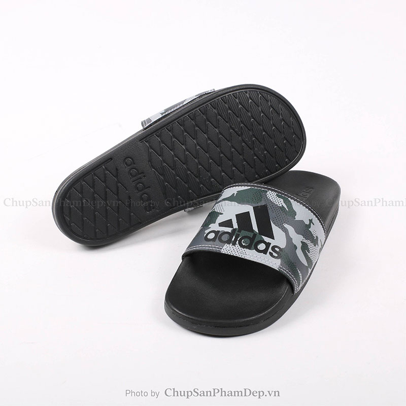 Dép Plus Adidas Loang Xanh Cao Cấp Cá Tính