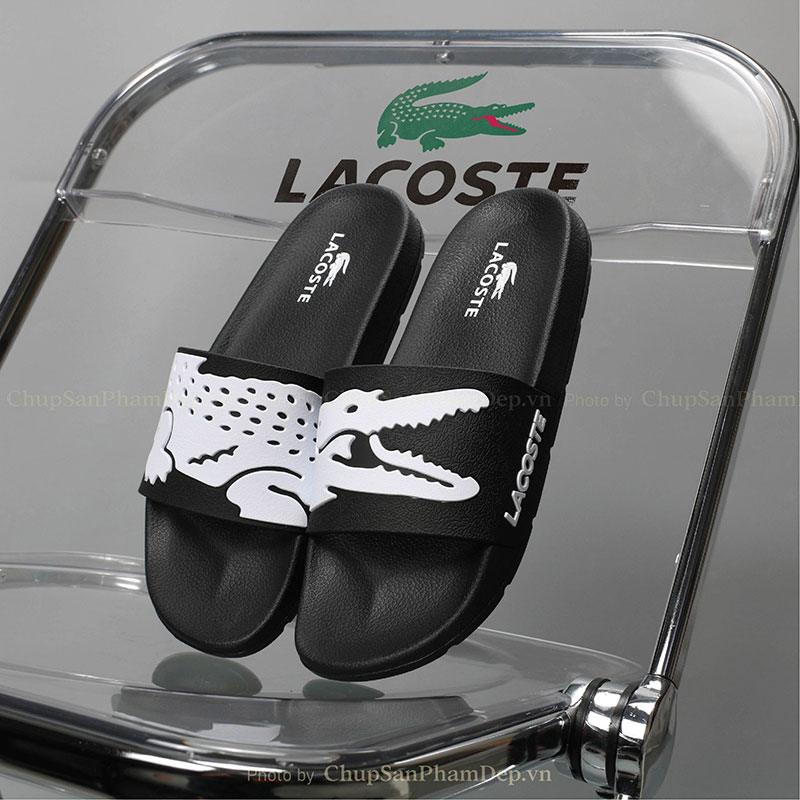 Dép Quai Ngang Lacoste Cá Sấu Cao Cấp