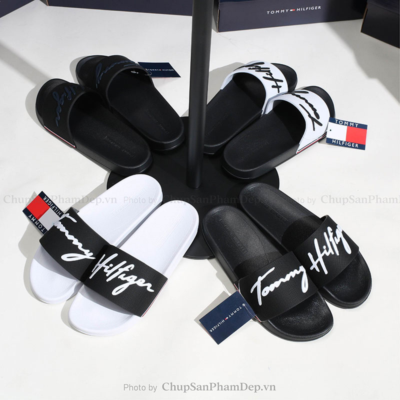 Dép Quai Ngang Tommy Hilfiger Chữ Ký To Hot Trend