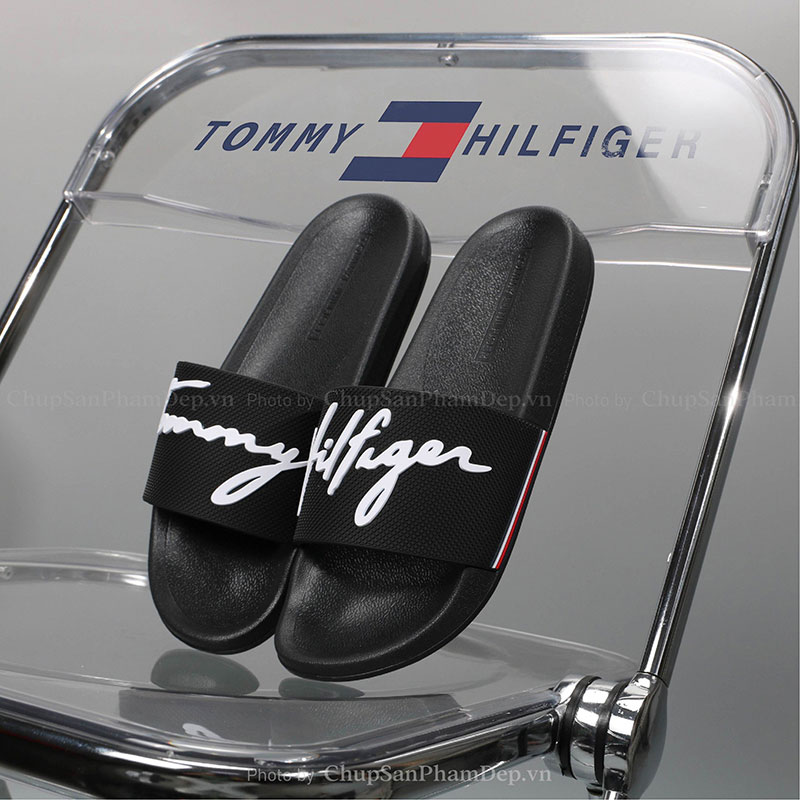 Dép Quai Ngang Tommy Hilfiger Chữ Ký To Hot Trend