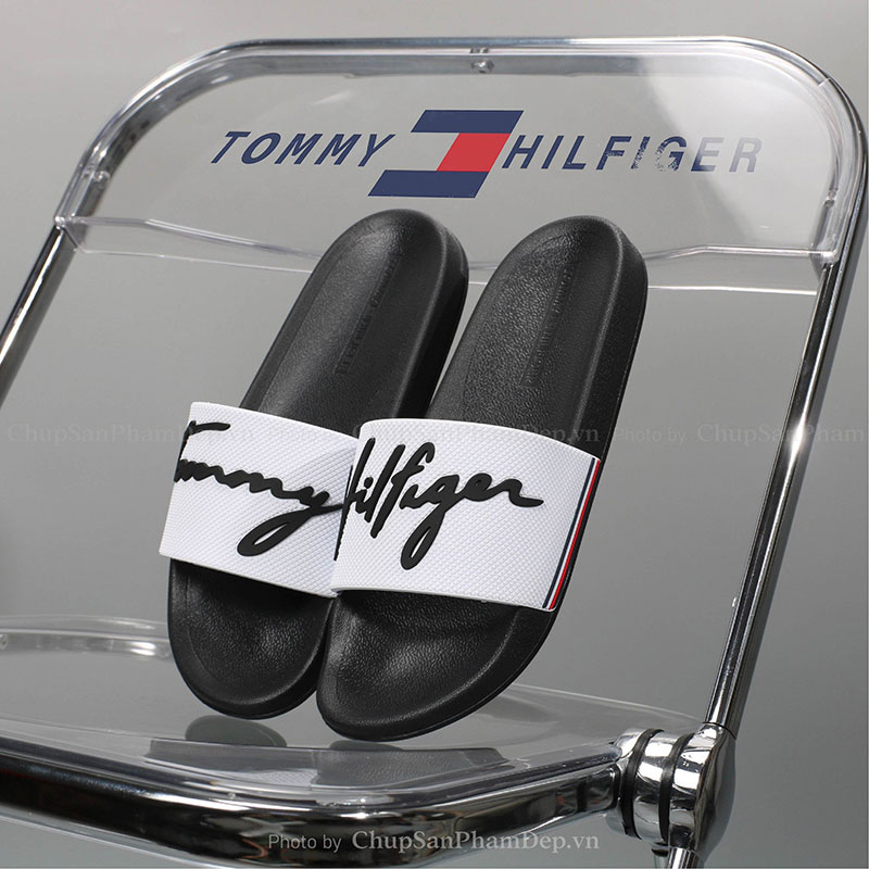 Dép Quai Ngang Tommy Hilfiger Chữ Ký To Hot Trend