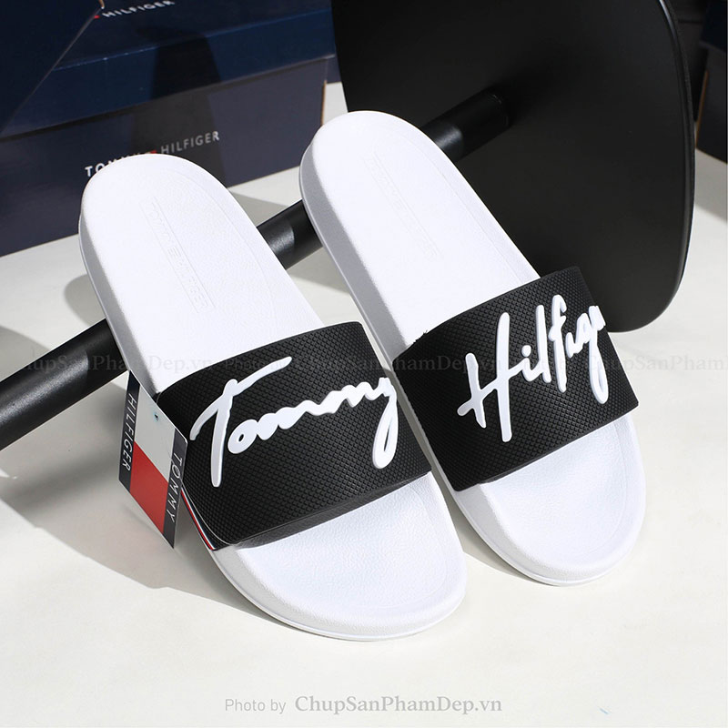 Dép Quai Ngang Tommy Hilfiger Chữ Ký To Hot Trend