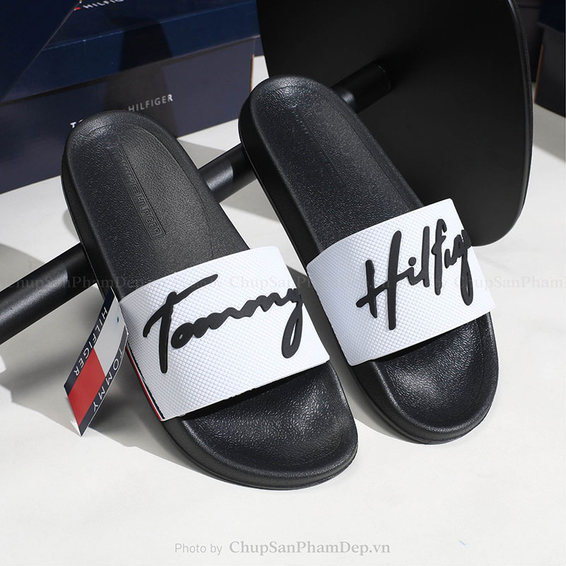 Dép Quai Ngang Tommy Hilfiger Chữ Ký To Hot Trend