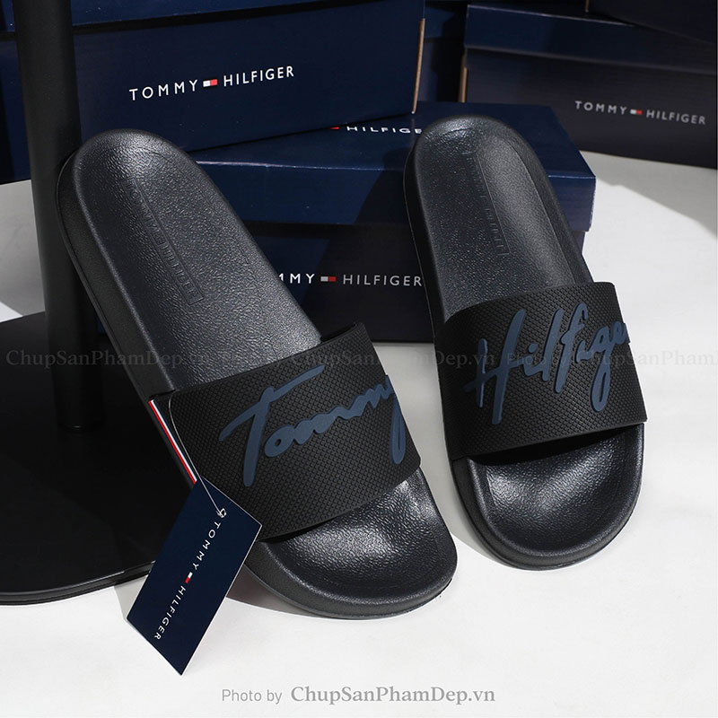 Dép Quai Ngang Tommy Hilfiger Chữ Ký To Hot Trend