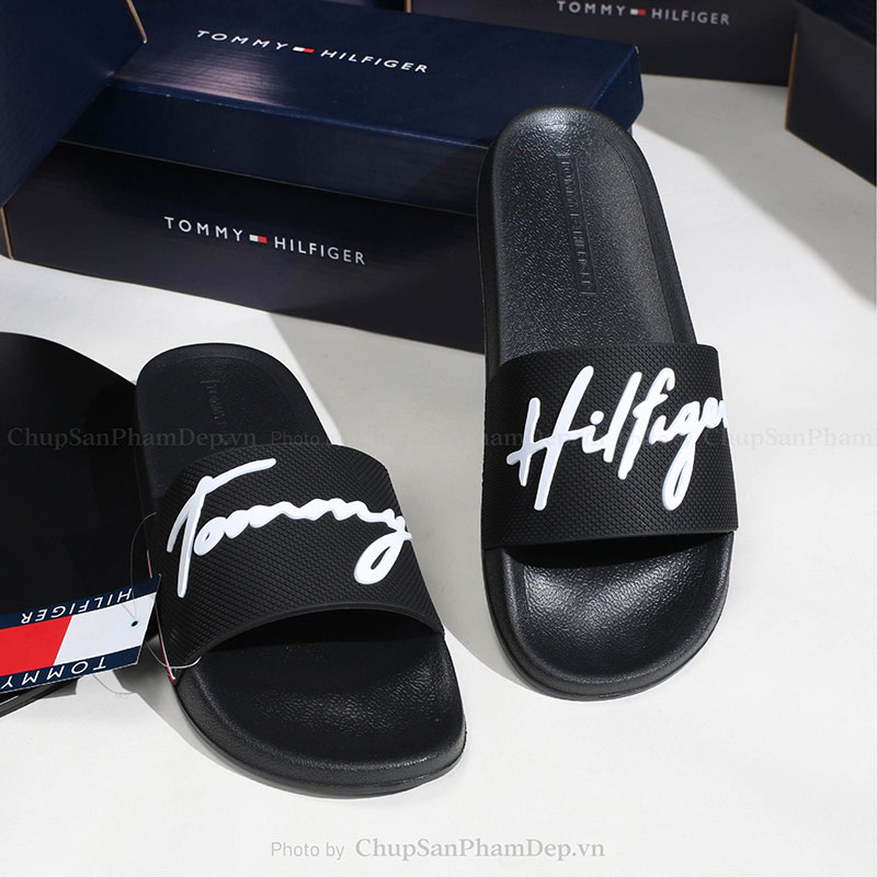 Dép Quai Ngang Tommy Hilfiger Chữ Ký To Hot Trend