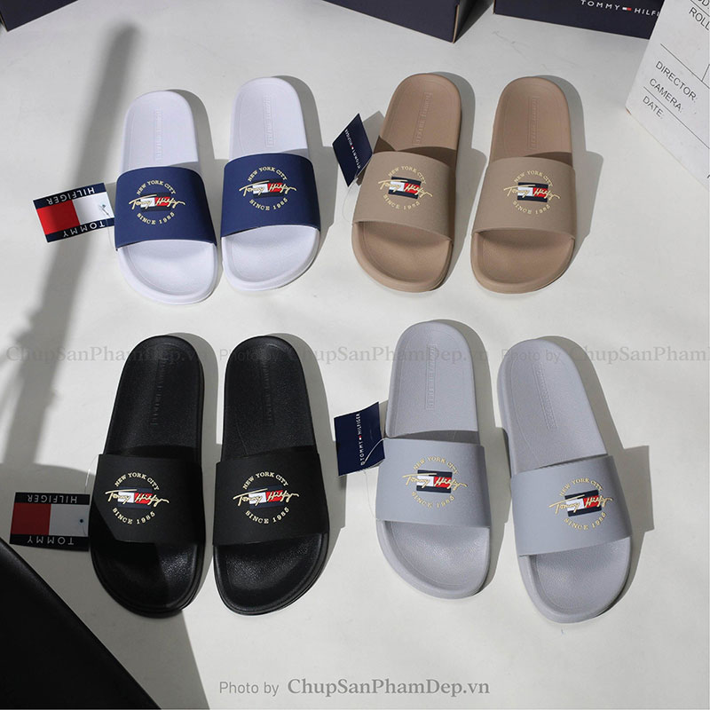 Dép Quai Ngang Tommy Hilfiger Logo Trơn Siêu Hot