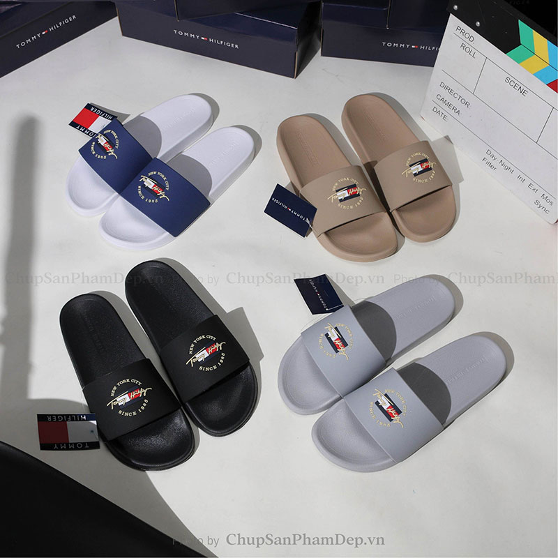 Dép Quai Ngang Tommy Hilfiger Logo Trơn Siêu Hot