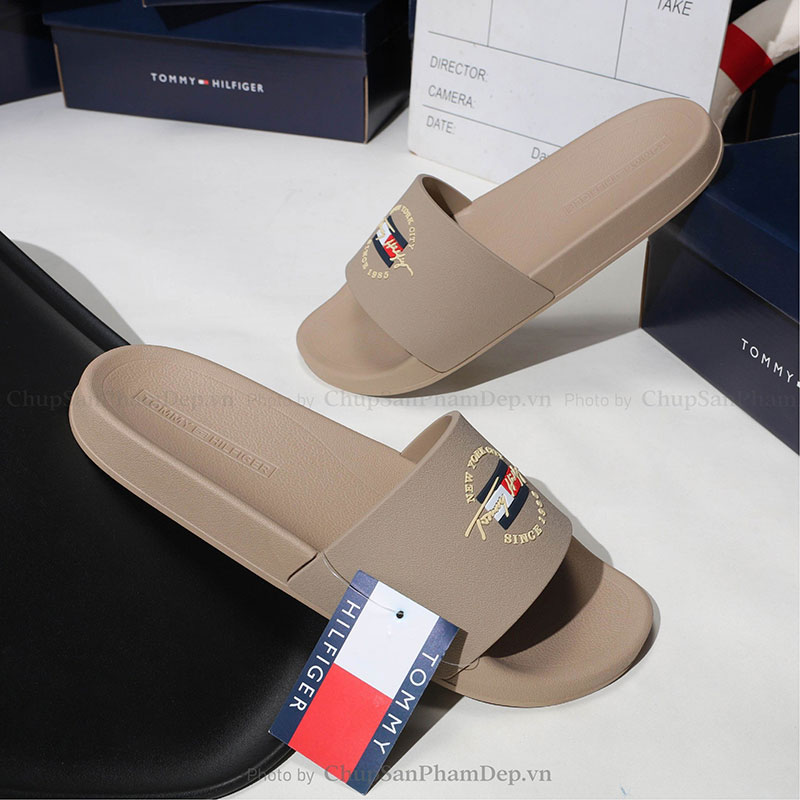 Dép Quai Ngang Tommy Hilfiger Logo Trơn Siêu Hot