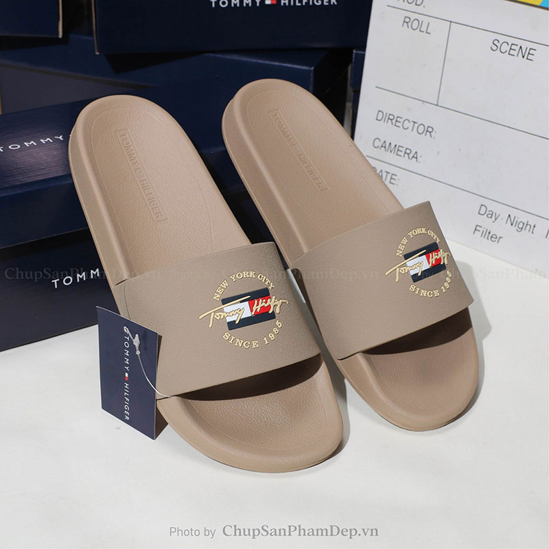 Dép Quai Ngang Tommy Hilfiger Logo Trơn Siêu Hot